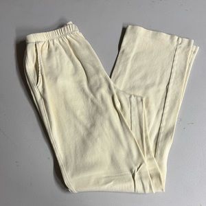Cream Lands’ End Sweatpants Tall